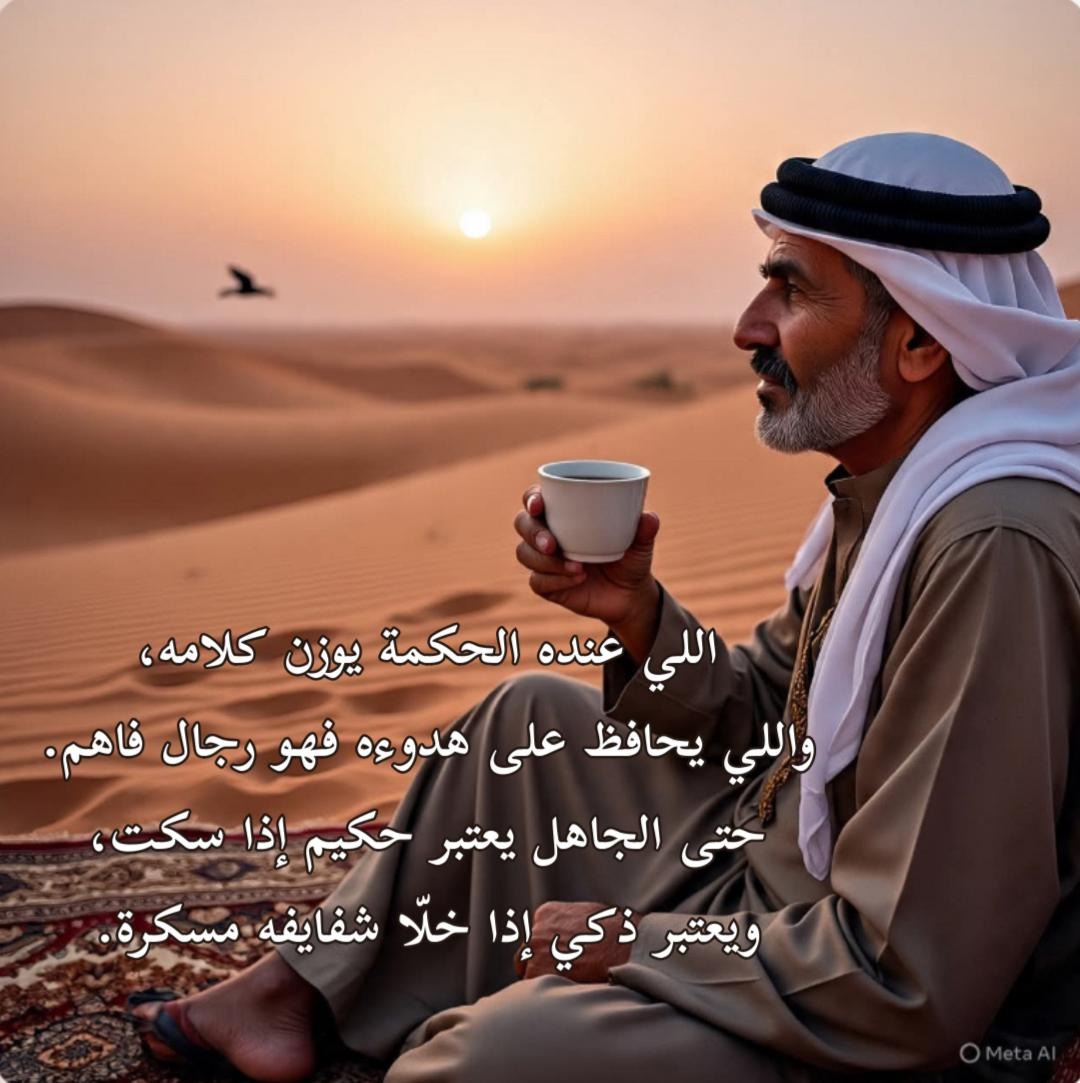 السكوت حكمة، والهدوء دليل فهمك