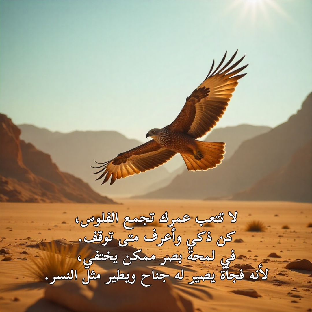 لا تتعب، الفلوس تطير