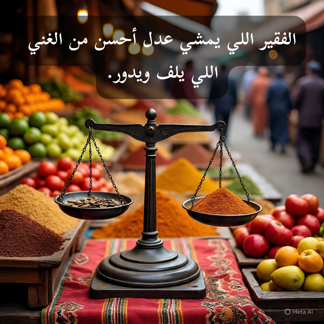 فلوس ولا عدل؟